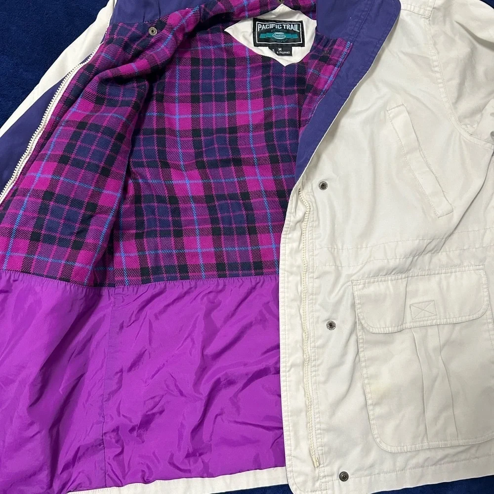Pacific Trail Y2K Purple and Cream Jacket